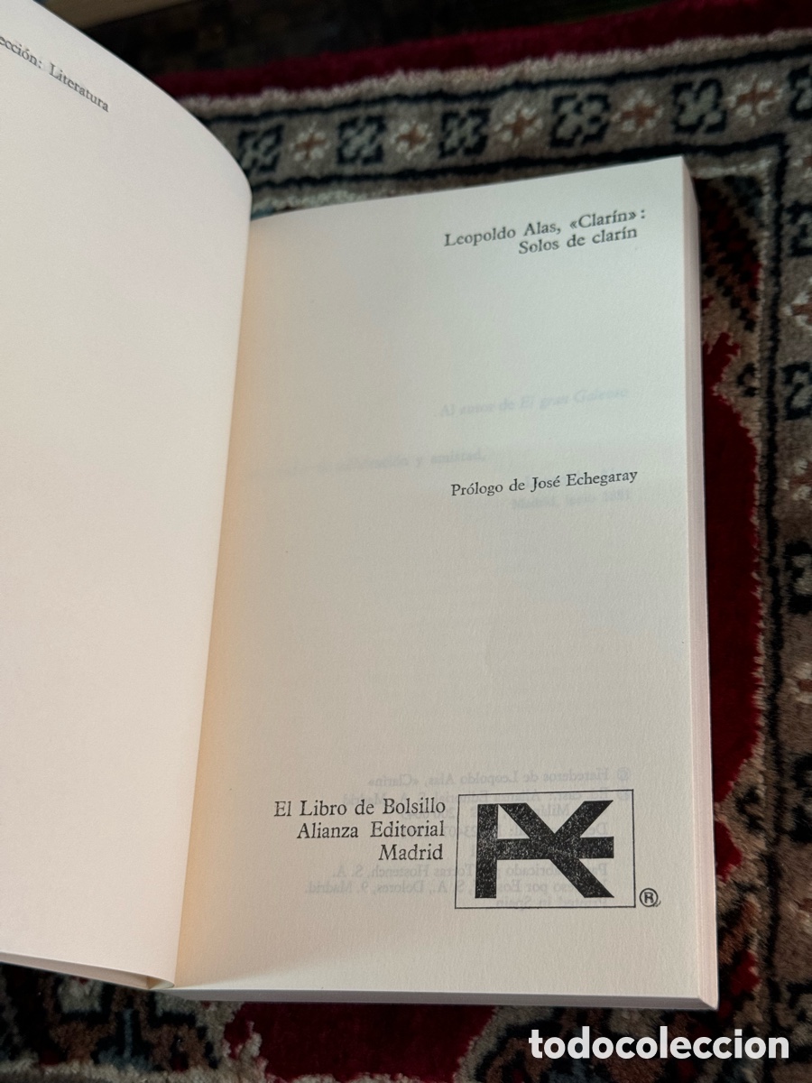 Libros de segunda mano: Leopoldo Alas Clarin Solos de Clar&iacute;n Alianza Editorial - Foto 5