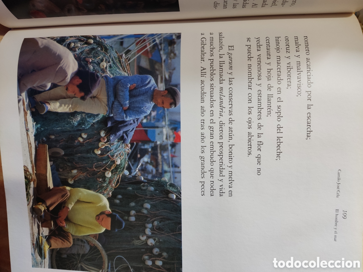 Libros de segunda mano: El hombre y el mar ( Camilo Jos&eacute; Cela ) - Foto 5