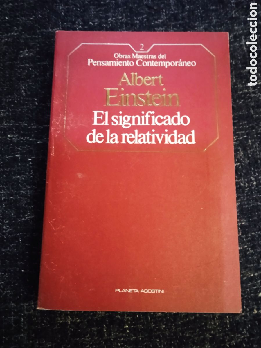 Libros de segunda mano: EL SIGNIFICADO DE LA RELATIVIDAD / ALBERT EINSTEIN - Foto 1