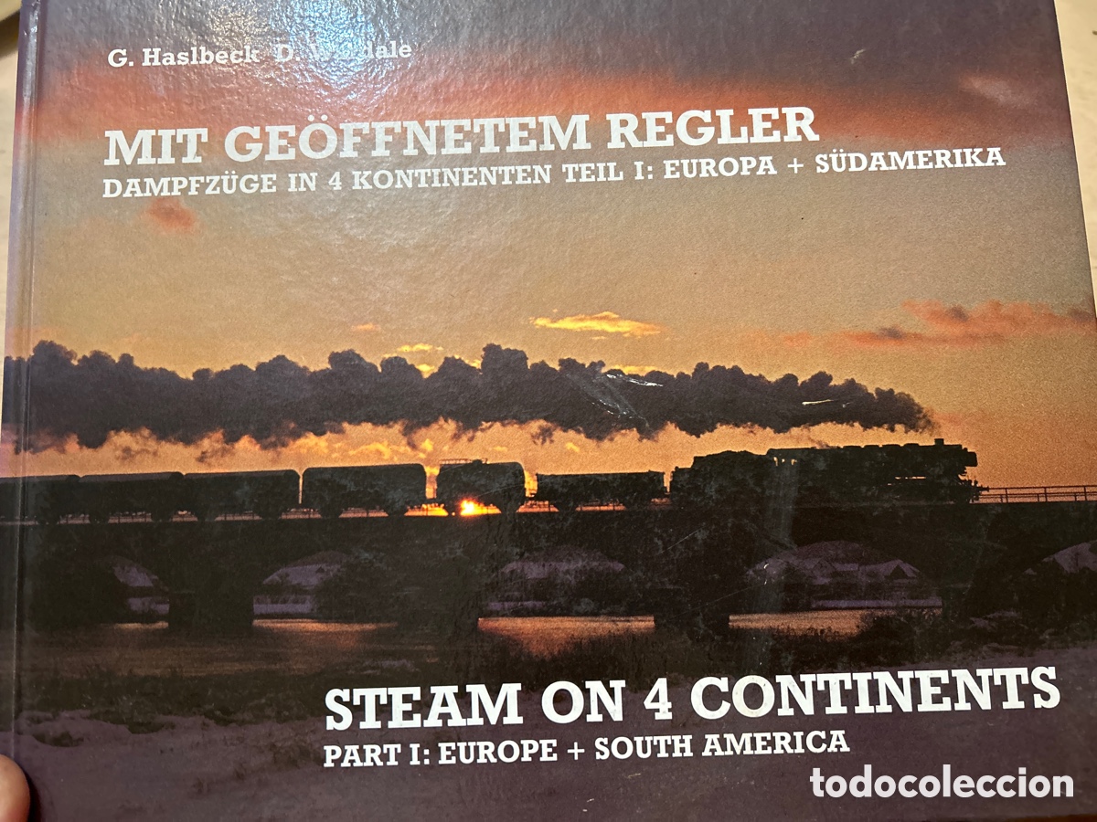 Libros de segunda mano: TRENES DE VAPOR LOS 4 CONTINENTES - Foto 1