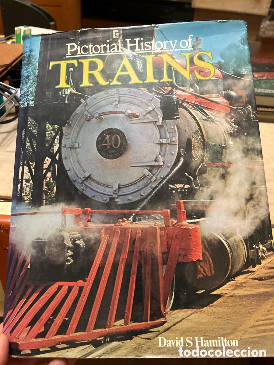 Libros de segunda mano: TRENES HISTORIA PICT&Oacute;RICA - Foto 1