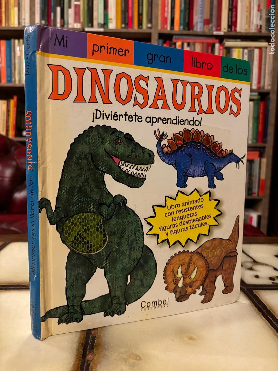 Libros de segunda mano: Mi primer gran libro de los dinosaurios. Divi&eacute;rtete aprendiendo. - Foto 1