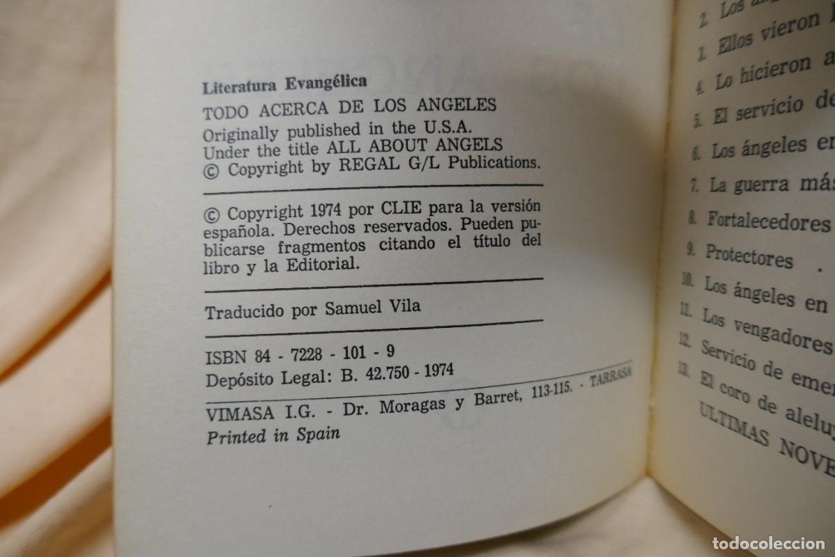 Libros de segunda mano: Todo sobre angeles - C. Leslie Miller - Foto 4