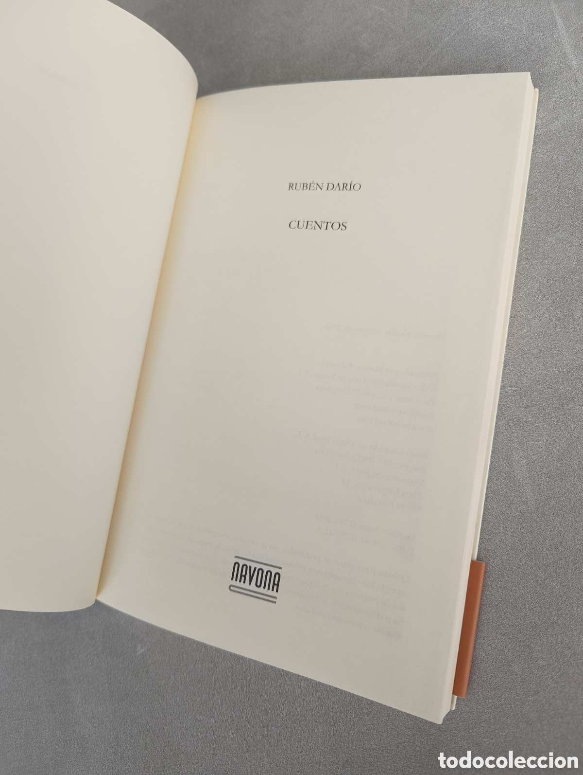 Libros de segunda mano: Cuentos. Rub&eacute;n Dar&iacute;o. - Foto 3
