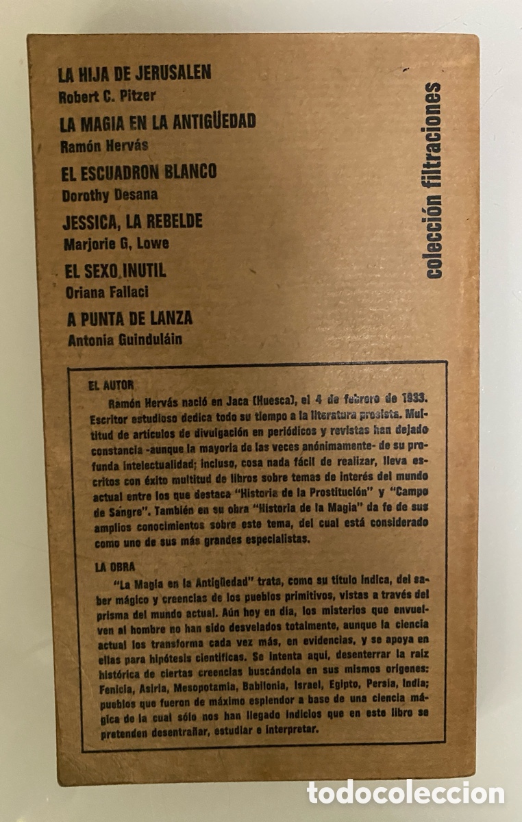 Libros de segunda mano: La magia en la antig&uuml;edad - HERV&Aacute;S, Ram&oacute;n - Foto 2