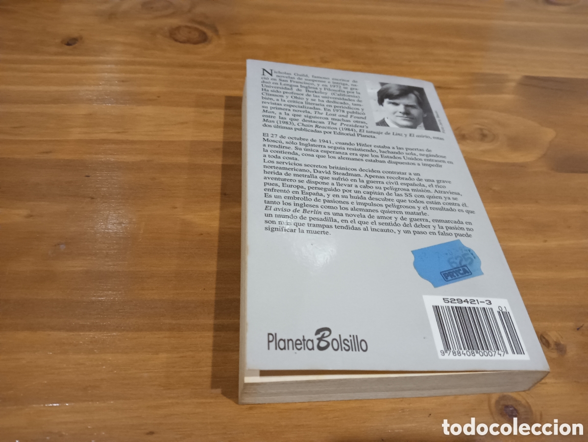 Libros de segunda mano: El aviso de Berl&iacute;n. Nicholas Guild - Foto 5