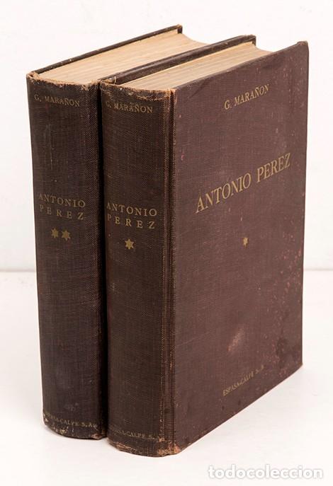 Libros de segunda mano: GREGORIO MARA&Ntilde;&Oacute;N - ANTONIO P&Eacute;REZ - DEDICATORIA AUT&Oacute;GRAFA DE MARA&Ntilde;&Oacute;N - Foto 1