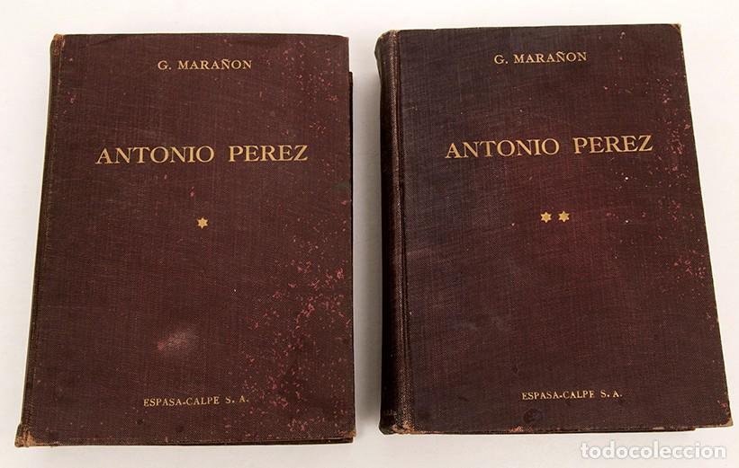 Libros de segunda mano: GREGORIO MARA&Ntilde;&Oacute;N - ANTONIO P&Eacute;REZ - DEDICATORIA AUT&Oacute;GRAFA DE MARA&Ntilde;&Oacute;N - Foto 2