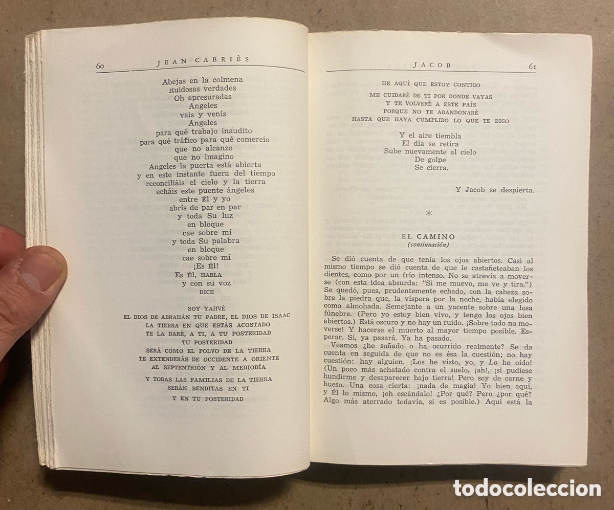 Libros de segunda mano: JACOB. JEAN CABRIES. EMEC&Eacute; EDITORES 1956. - Foto 3