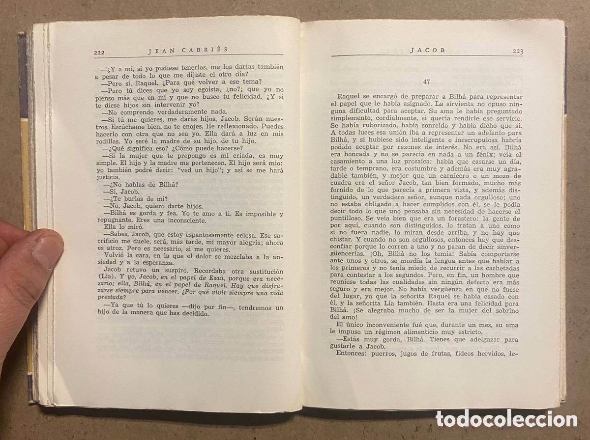 Libros de segunda mano: JACOB. JEAN CABRIES. EMEC&Eacute; EDITORES 1956. - Foto 4