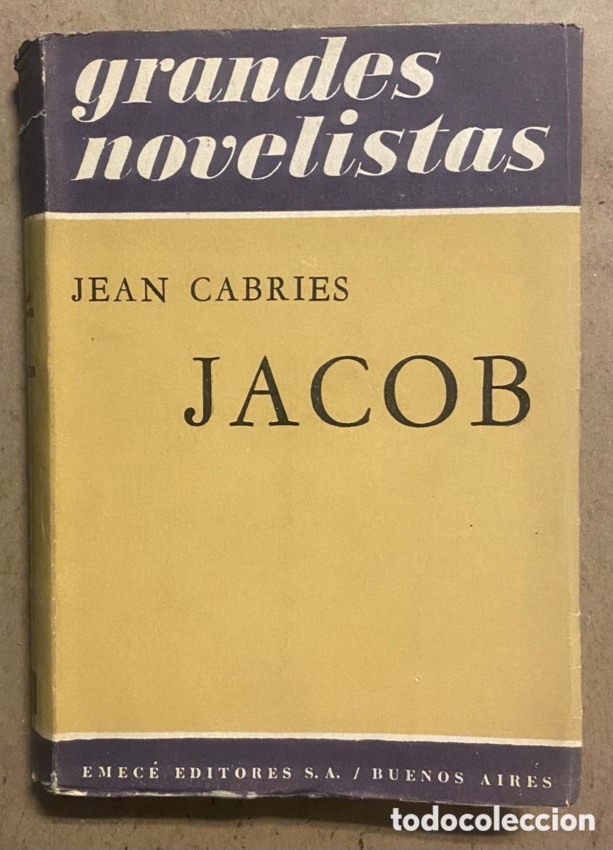 Libros de segunda mano: JACOB. JEAN CABRIES. EMEC&Eacute; EDITORES 1956. - Foto 1