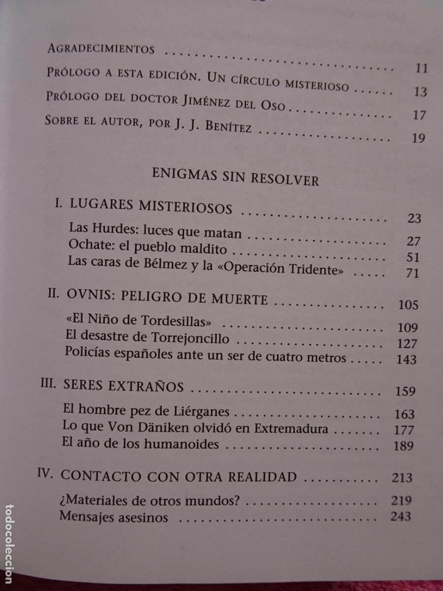 Libros de segunda mano: enigmas sin resolver iker jim&eacute;nez editorial edaf 2001 para circulo de lectores 2003 tapas duras - Foto 22