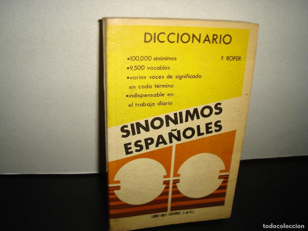 Second hand books: 39- DICCIONARIO SIN&Oacute;NIMOS ESPA&Ntilde;OLES - F. ROFER