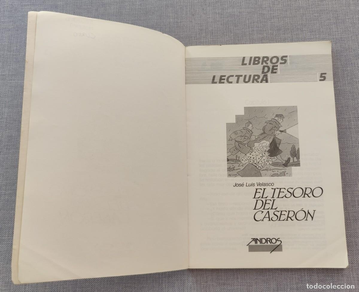 Libros de segunda mano: Libro. El Tesoro del caseron. De Jose Luis Velasco. Editorial Andros. A&ntilde;o 1990. - Foto 3