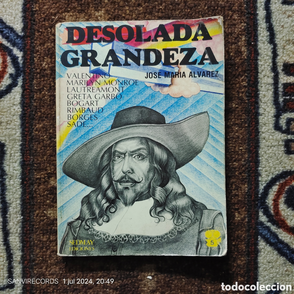 Libros de segunda mano: DESOLADA GRANDEZA (JOS&Eacute; MAR&Iacute;A &Aacute;LVAREZ) (SEDMAY) - Foto 1