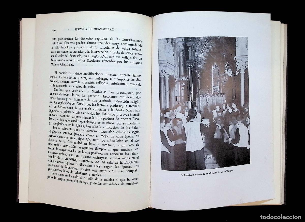 Libros de segunda mano: HISTORIA DE MONTSERRAT. - ALBAREDA, Anselmo M. - Foto 5