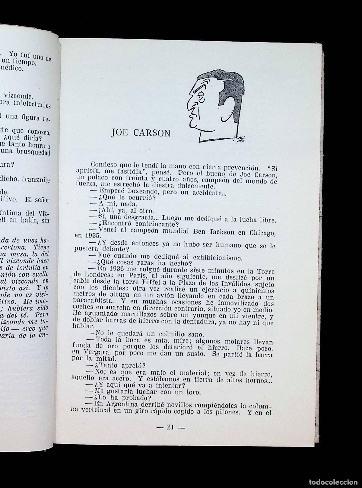 Libros de segunda mano: EL PERSONAJE EN EL BOLSILLO. Intervius no corregidas y aumentadas. - DEL ARCO. - Foto 3
