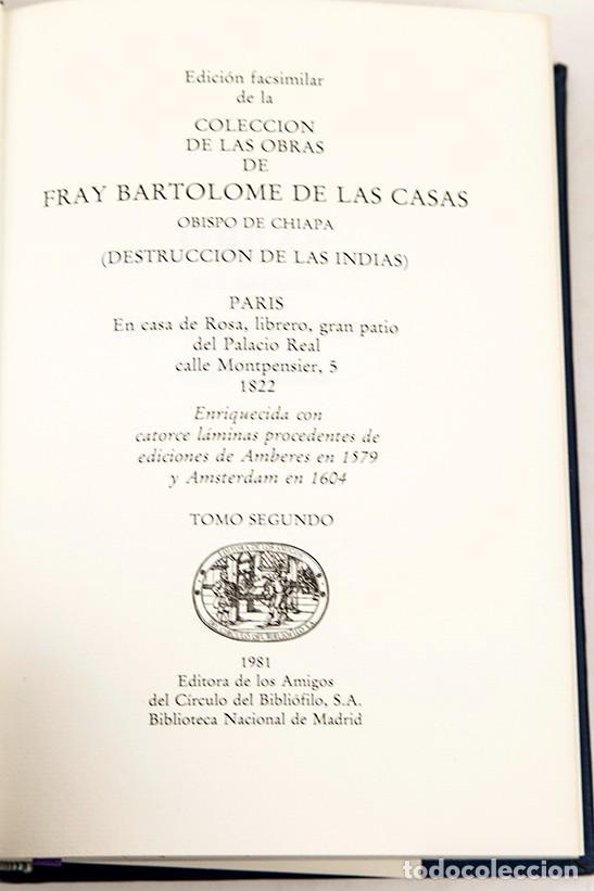Libros de segunda mano: OBRAS DE FRAY BARTOLOME DE LAS CASAS - 1981 - 2 TOMOS - Foto 3