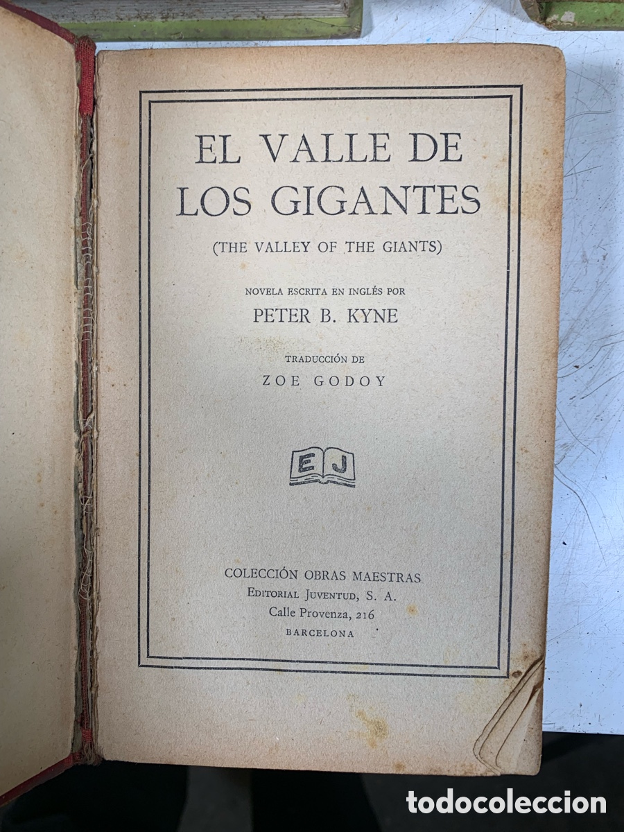 Libros de segunda mano: 01_ El valle de los gigantes Peter B. Kyne - Foto 2