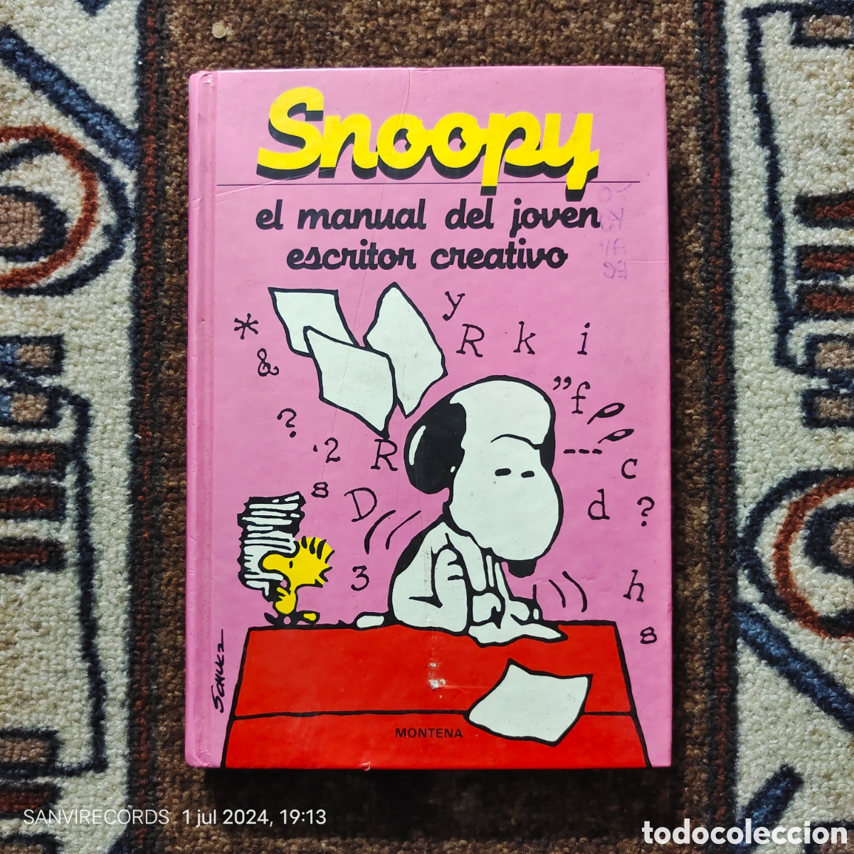 Libros de segunda mano: SNOOPY, EL MANUAL DEL JOVEN ESCRITOR CREATIVO (MONTENA) - Foto 1