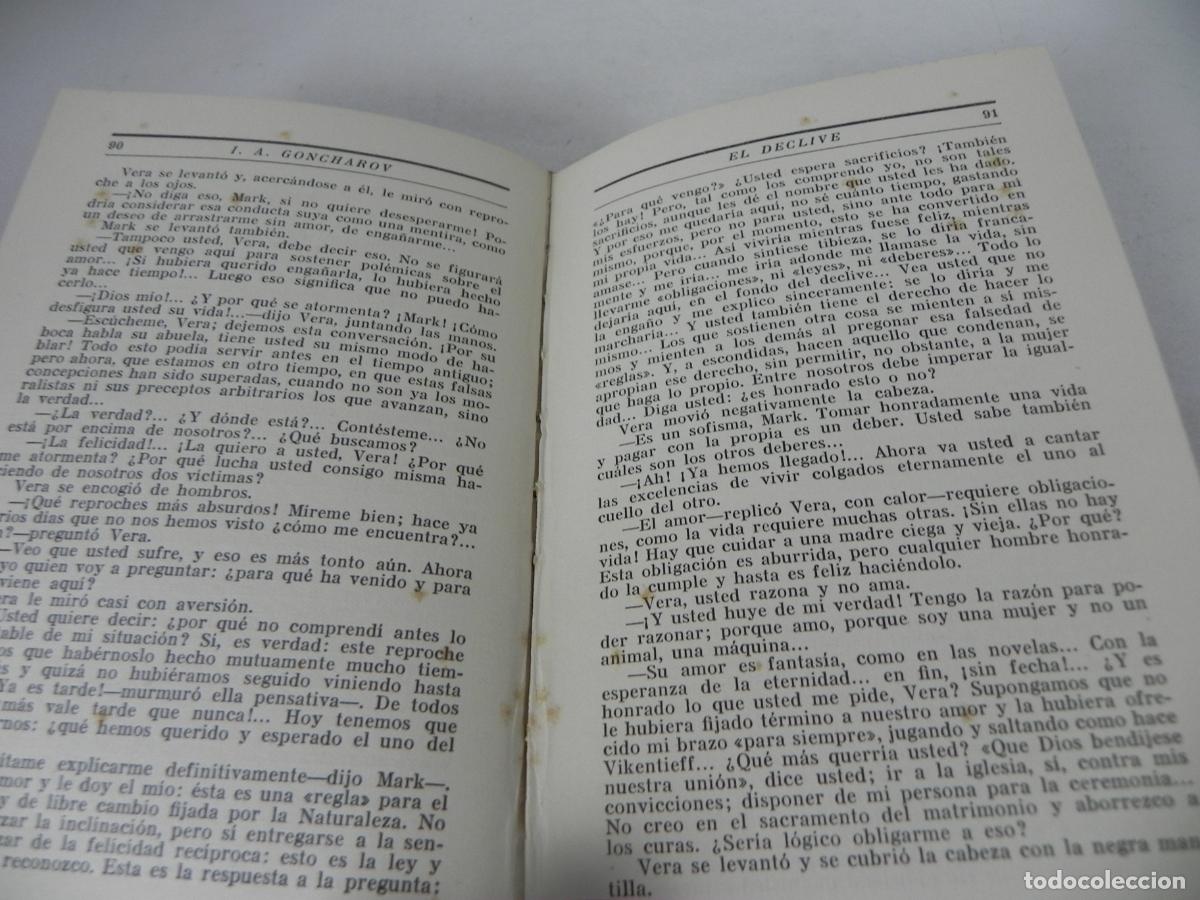 Libros de segunda mano: EL DECLIVE (TOMO 2) (I.A. GONCHAROV) LUIS MIRACLE-1942 - Foto 4