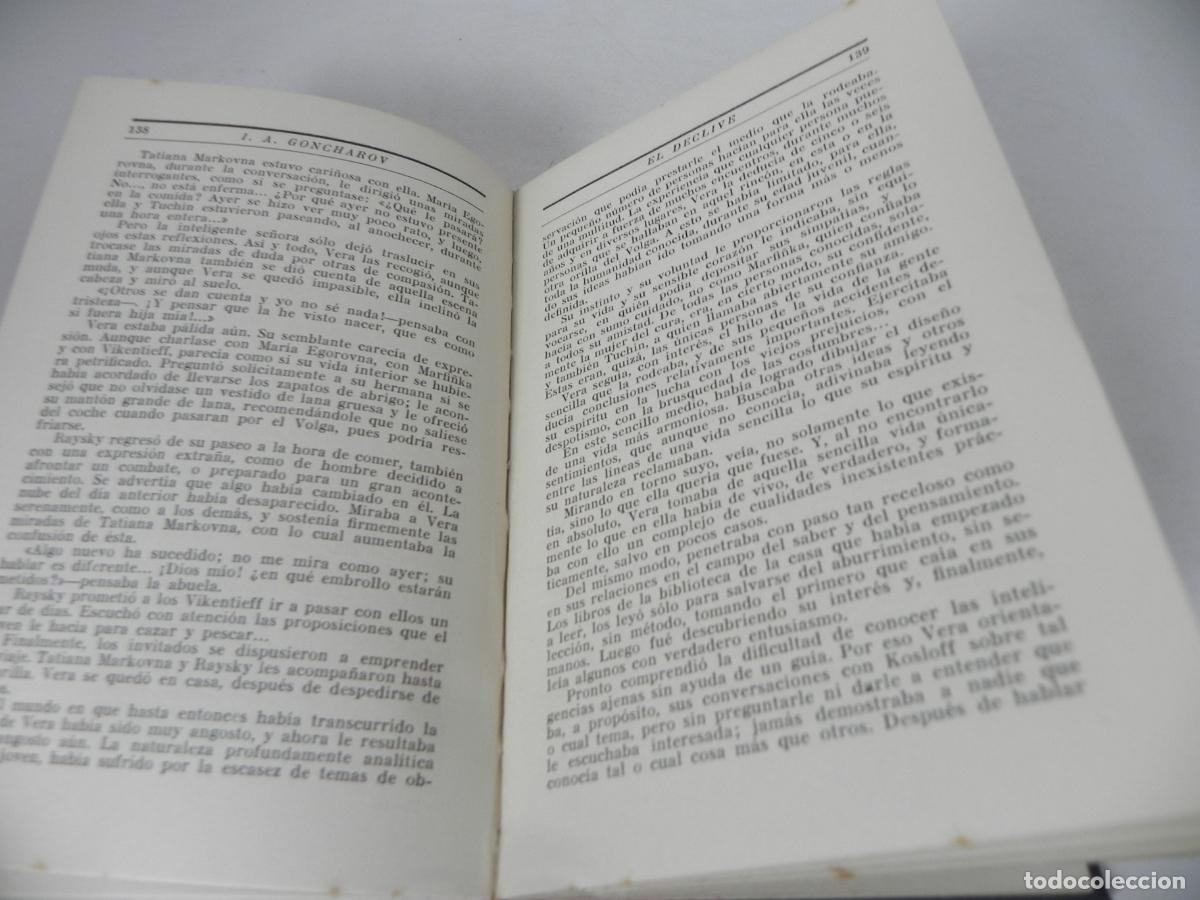 Libros de segunda mano: EL DECLIVE (TOMO 2) (I.A. GONCHAROV) LUIS MIRACLE-1942 - Foto 5