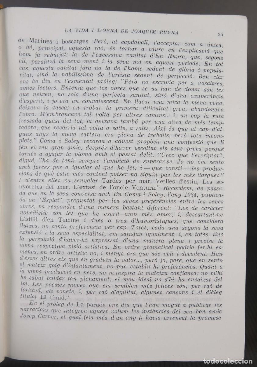 Libros de segunda mano: Obres completes - Joaquim Ruyra - Ed. Selecta, 1949 - Foto 6