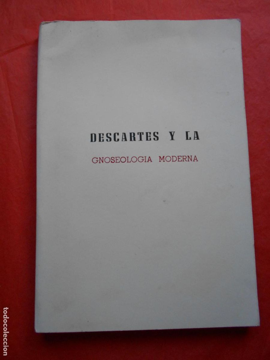 Libros de segunda mano: DESCARTES Y LA GNOSEOLOGIA MODERNA - Foto 1