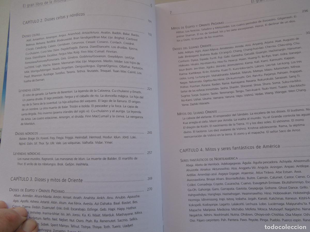 Libros de segunda mano: EL GRAN LIBRO DE LA MITOLOGIA -CAROLINA AQUINO - LIBSA -2007 - Foto 3