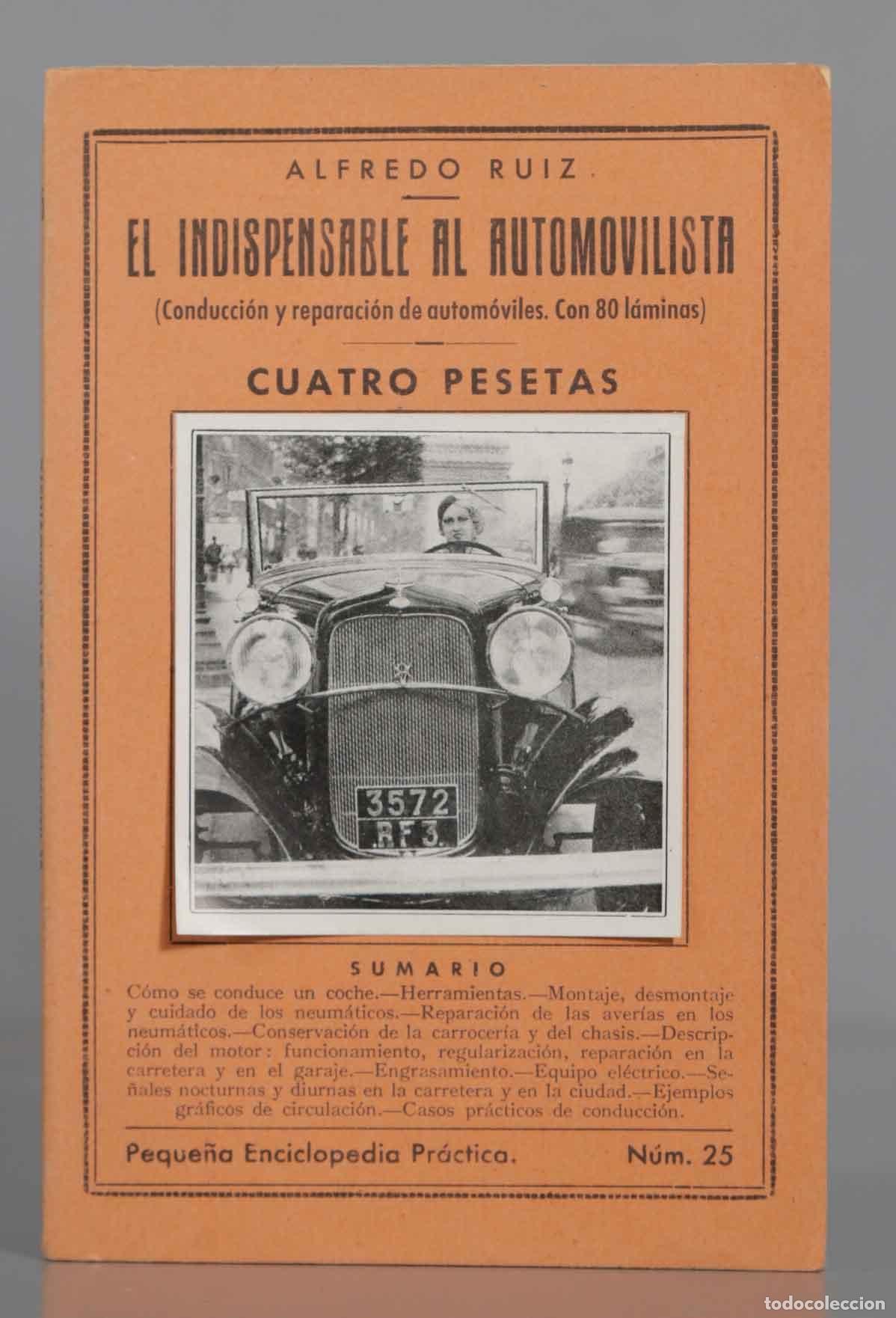 Libros de segunda mano: El indispensable al automovilista. RUIZ - Foto 1
