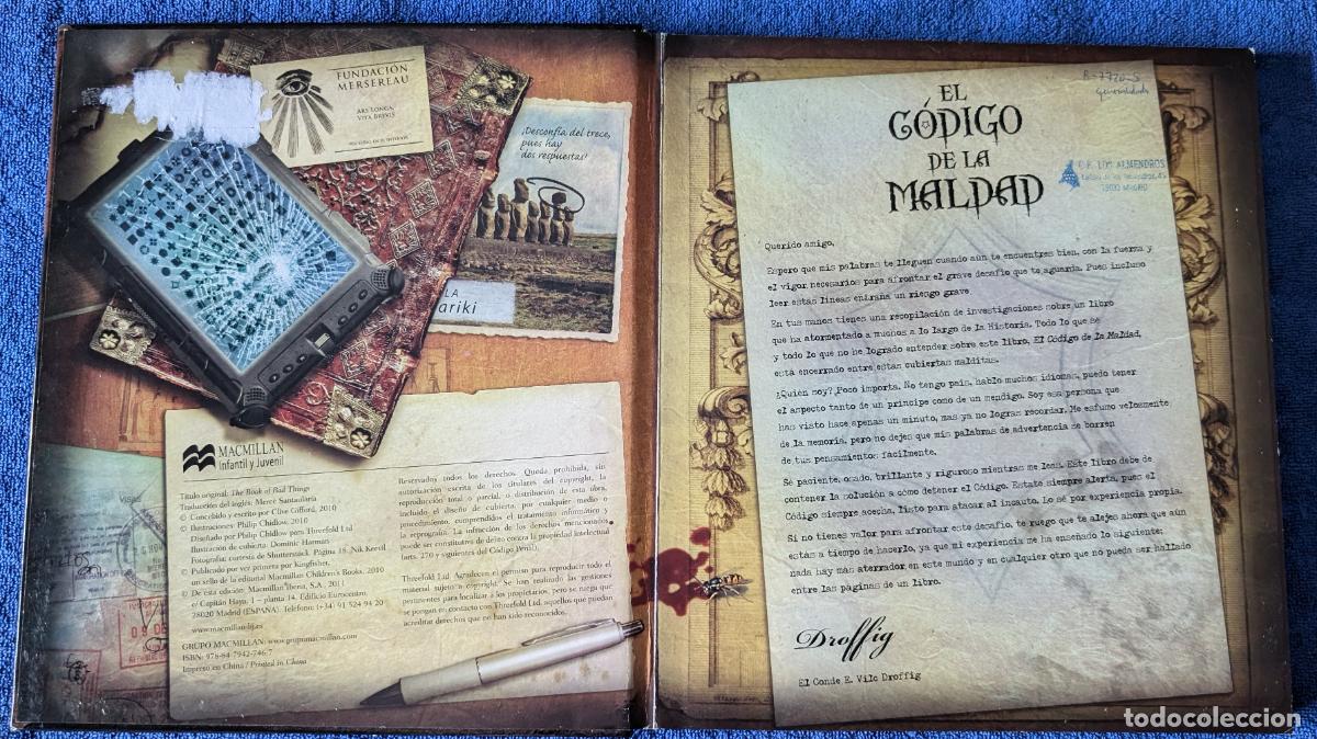 Libros de segunda mano: El c&oacute;digo de la maldad - Clive Glifford - Mac Millan (2011) - Foto 2