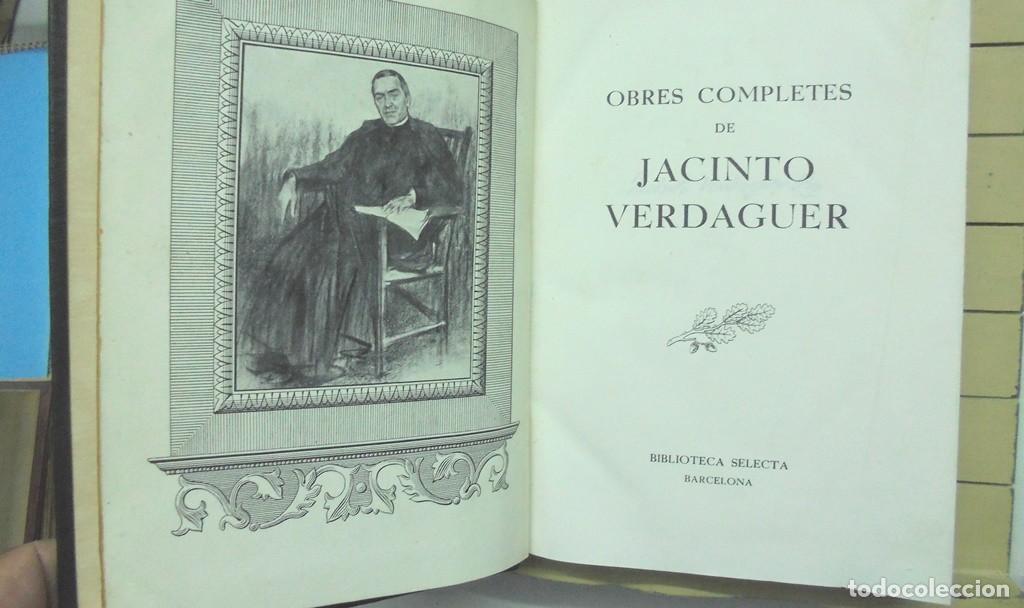 Libros de segunda mano: Obres completes de Jacinto Verdaguer 1943 Biblioteca Selecta (Jacint) - Foto 2