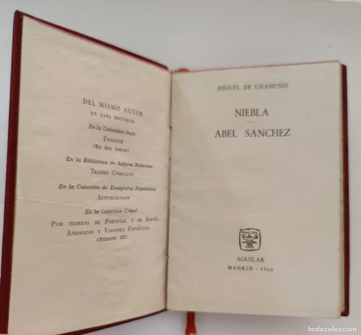 Libros de segunda mano: Libro. Niebla. Abel Sanchez. Coleccion Crisol numero 151. Cuarta edicion. A&ntilde;o 1960. - Foto 3