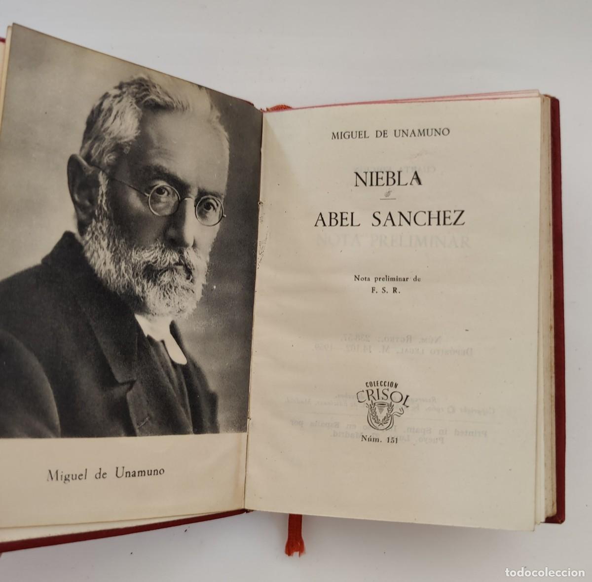 Libros de segunda mano: Libro. Niebla. Abel Sanchez. Coleccion Crisol numero 151. Cuarta edicion. A&ntilde;o 1960. - Foto 4