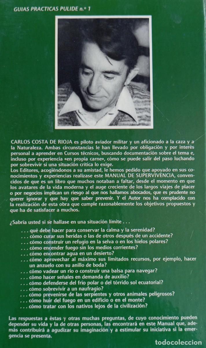 Libros de segunda mano: MANUAL DE SUPERVIVENCIA - CARLOS COSTA DE RIOJA - Foto 2