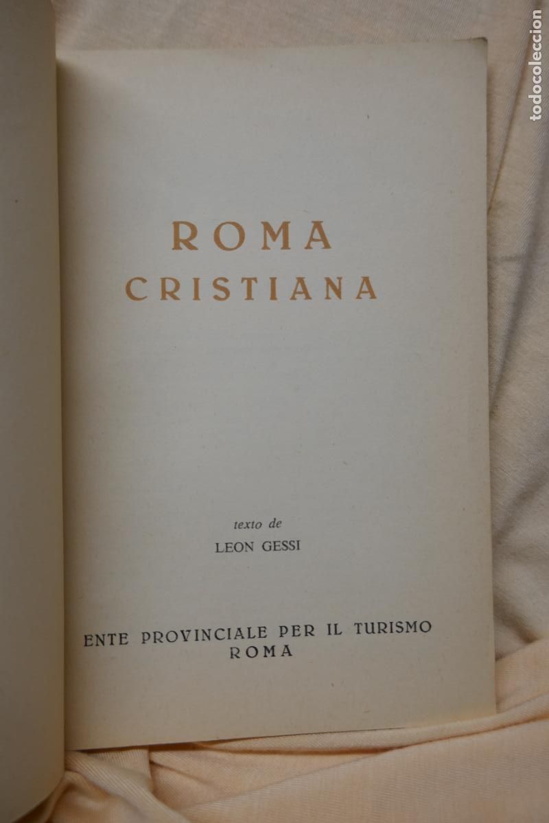 Libros de segunda mano: ROMA CRISTIANA - (EN ITALIANO) 1958 - Foto 4