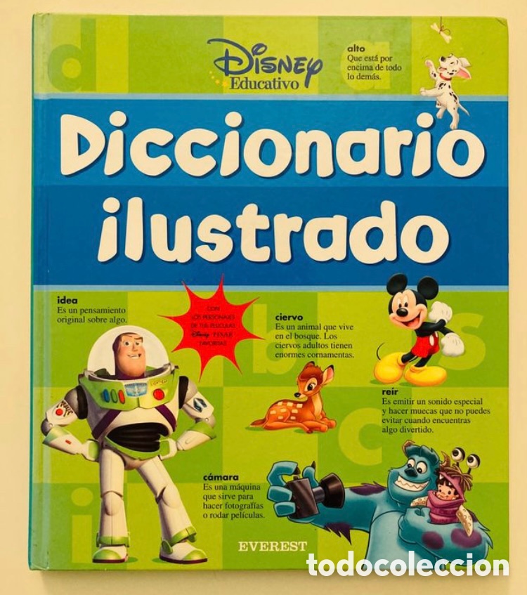 Libros de segunda mano: Diccionario ilustrado (Disney) Ed. Everest - Foto 1