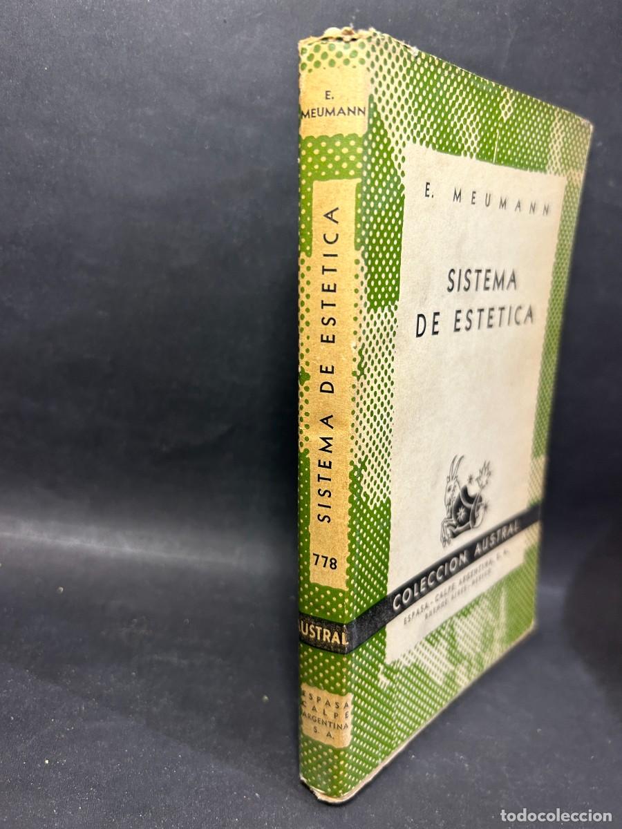 Libros de segunda mano: E. MEUMANN - SISTEMA DE ESTETICA - 1947 - Foto 2