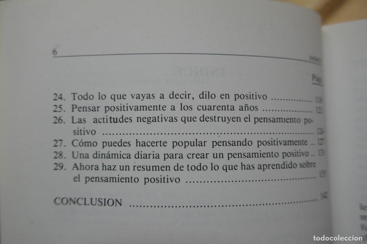 Libros de segunda mano: El poder del pensamiento positivo / Oakley, Gilbert - Foto 9