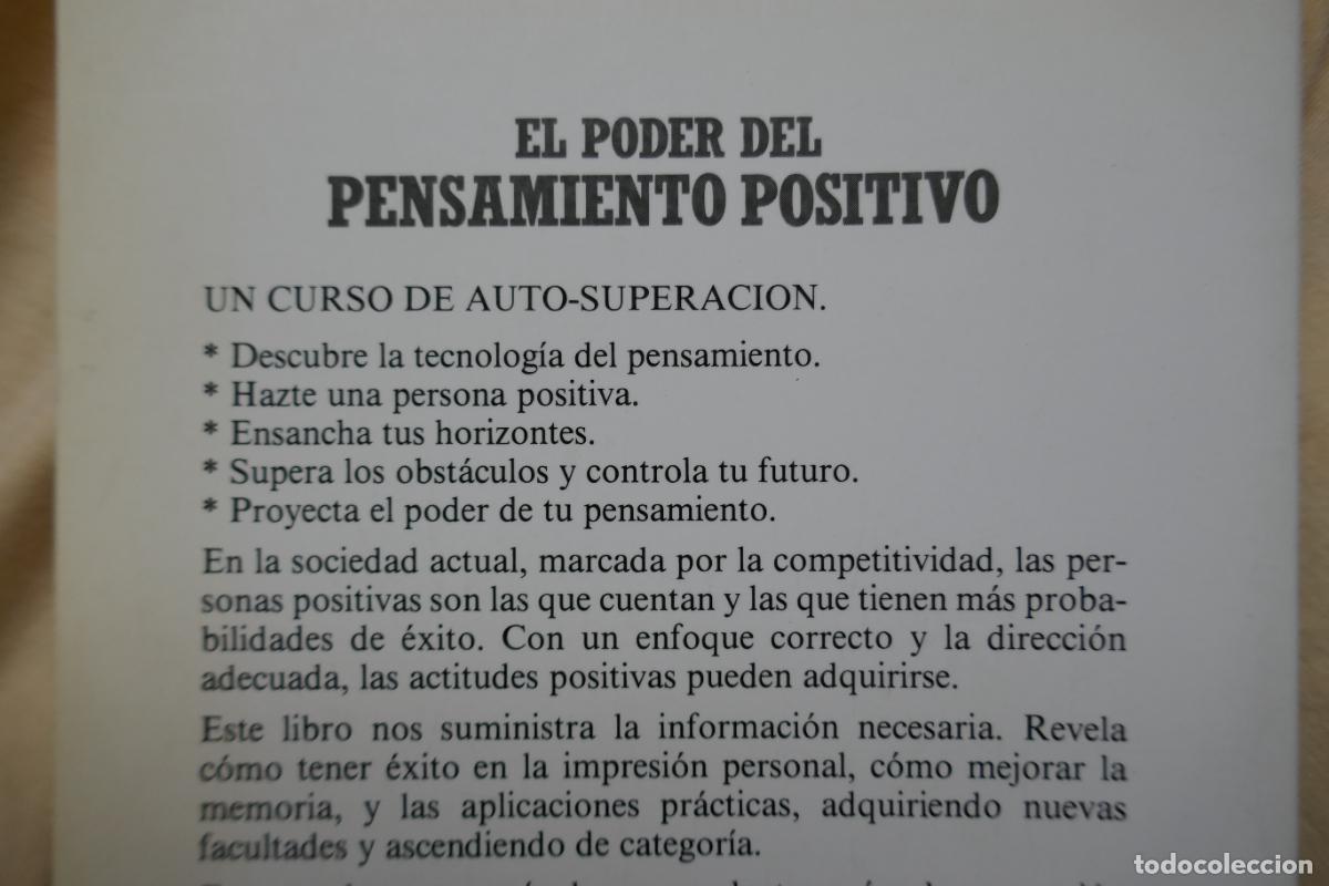Libros de segunda mano: El poder del pensamiento positivo / Oakley, Gilbert - Foto 13