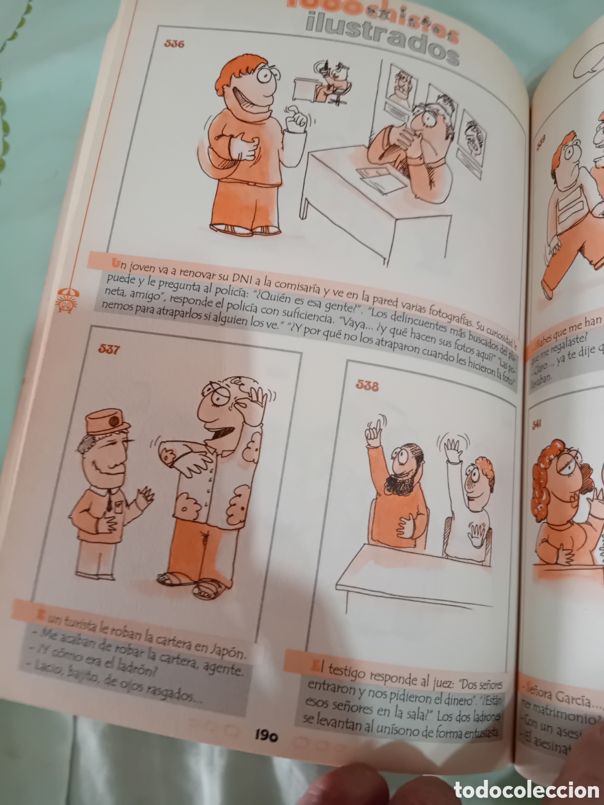 Libros de segunda mano: 1000 Chistes ilustrados. Servilibro. - Foto 3