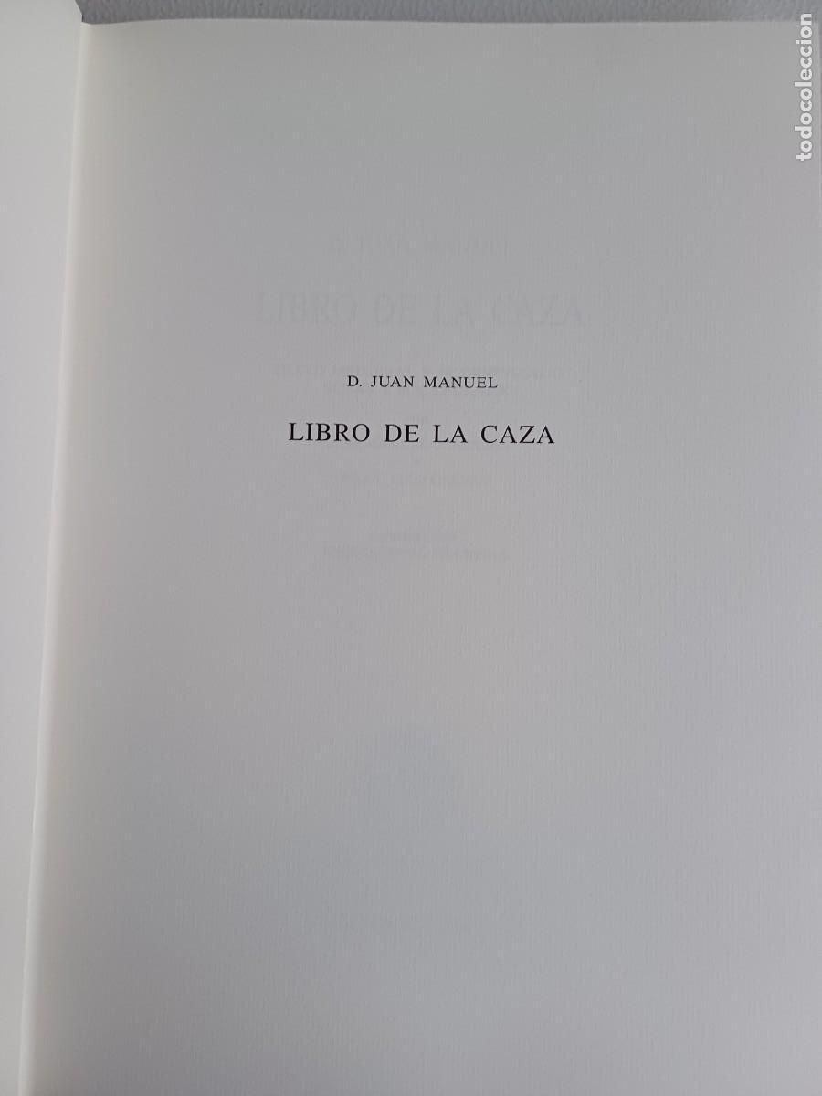 Libros de segunda mano: LIBRO DE LA CAZA .DON JUAN MANUEL.Ediciones ADEBA - Foto 8
