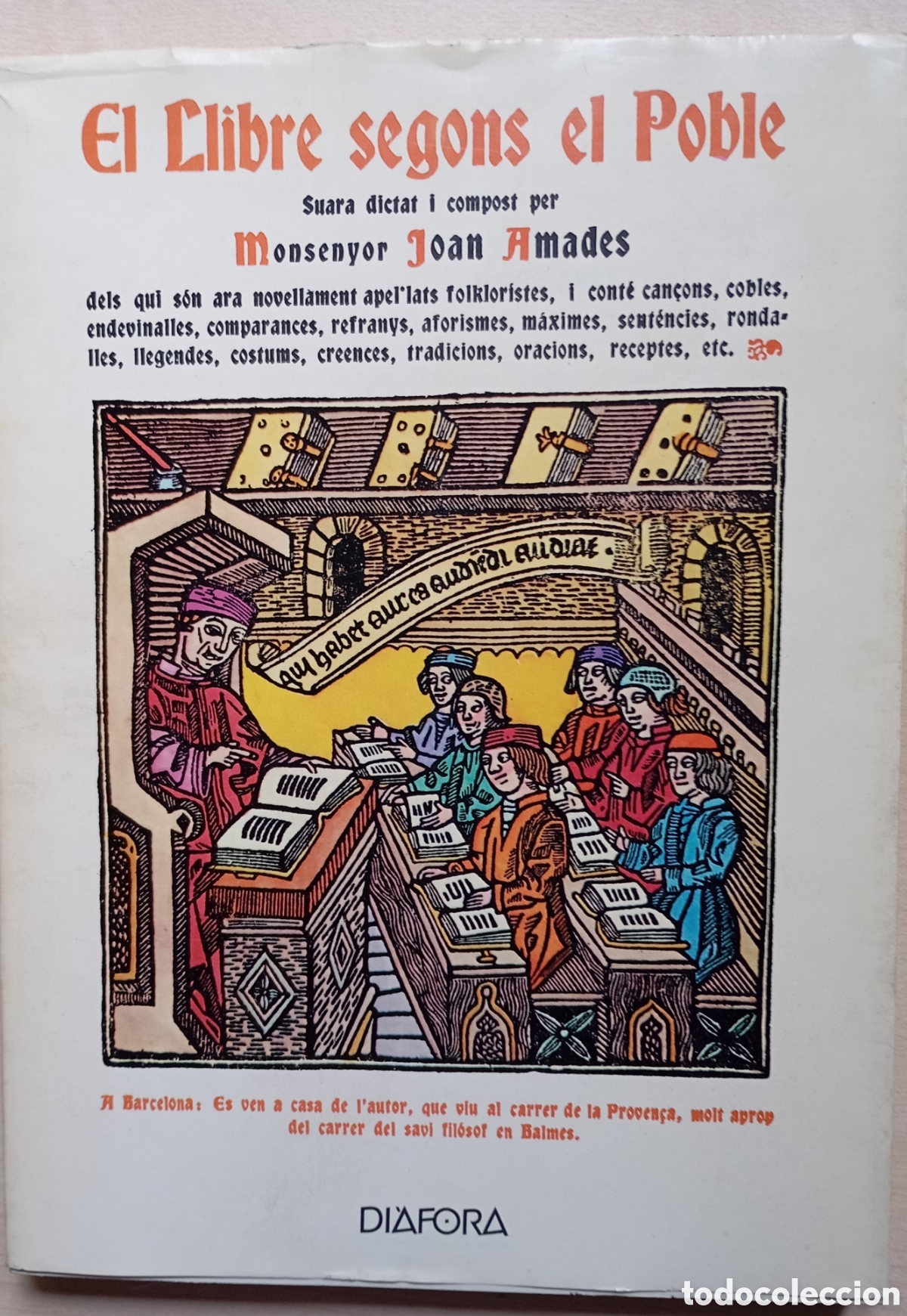 Libros de segunda mano: El llibre segons el poble - Foto 1