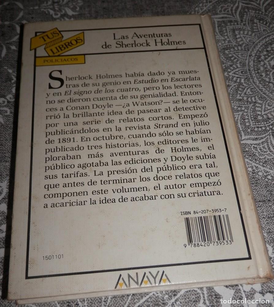 Libros de segunda mano: LIBRO LAS AVENTURAS DE SHERLOCK HOLMES - Foto 2