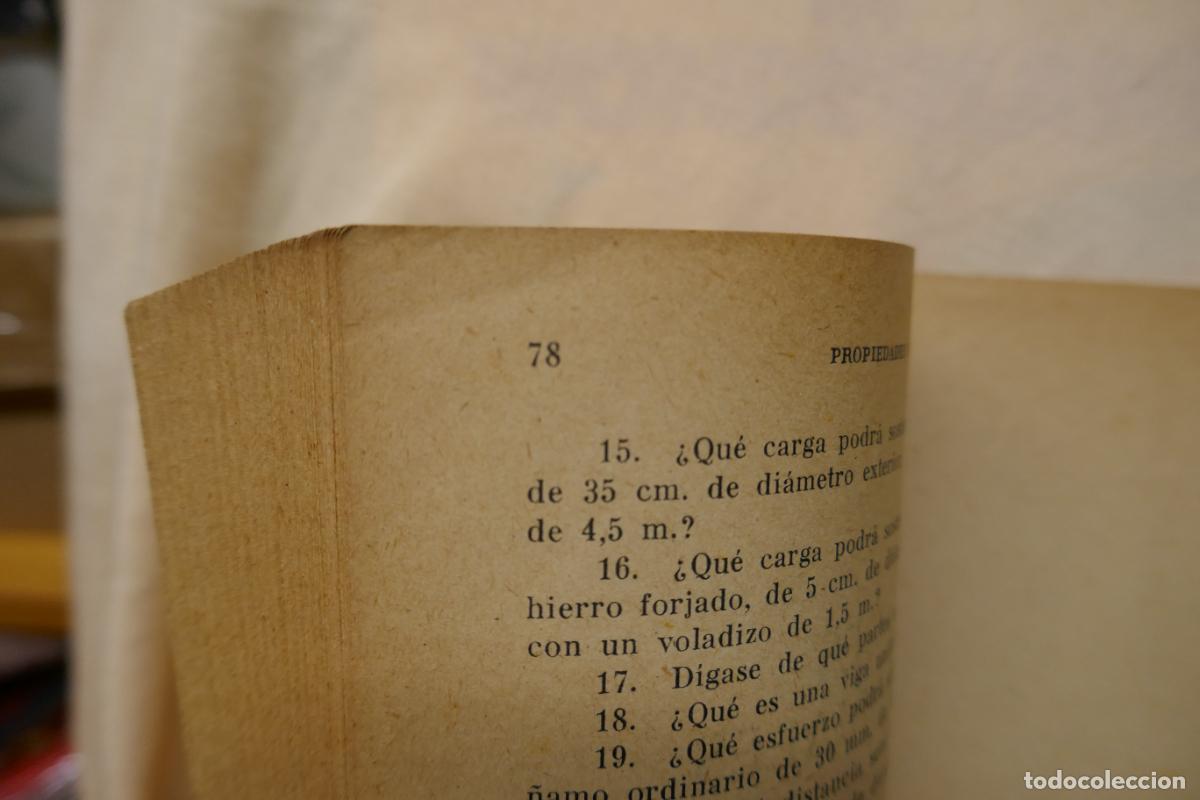 Libros de segunda mano: ESCUELA ELEMENTAL DE TRABAJO: PROPIEDADES DE LOS MATERIALES - Foto 7