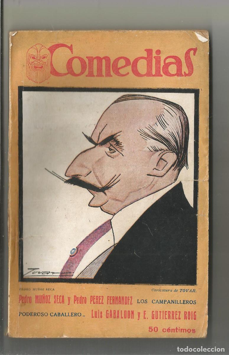 Libros de segunda mano: Comedias Caricatura de Pedro Mu&ntilde;oz Seca - Foto 1