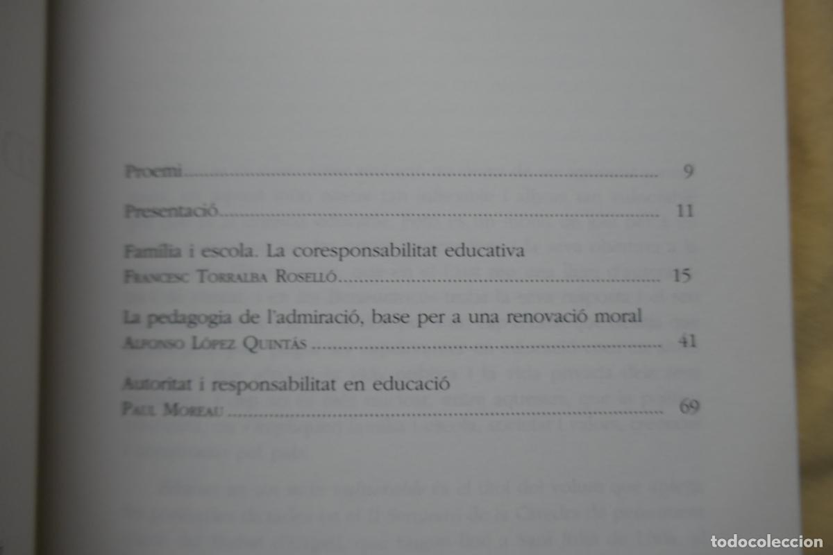 Libros de segunda mano: Educar en un mon vulnerable - FRANCESC TORRALBA - Foto 7