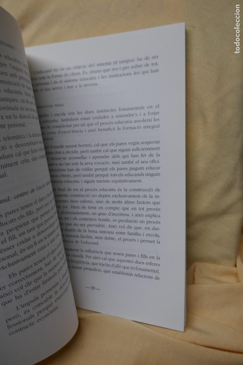 Libros de segunda mano: Educar en un mon vulnerable - FRANCESC TORRALBA - Foto 8