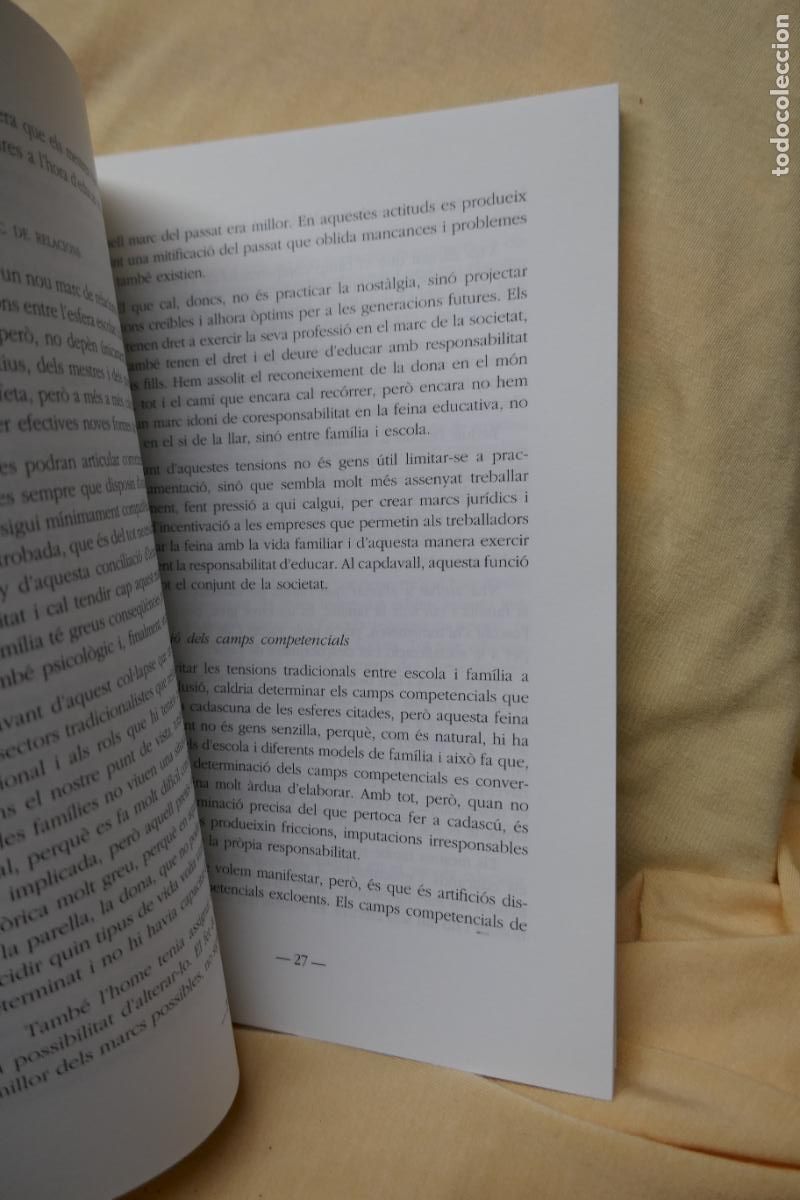 Libros de segunda mano: Educar en un mon vulnerable - FRANCESC TORRALBA - Foto 9