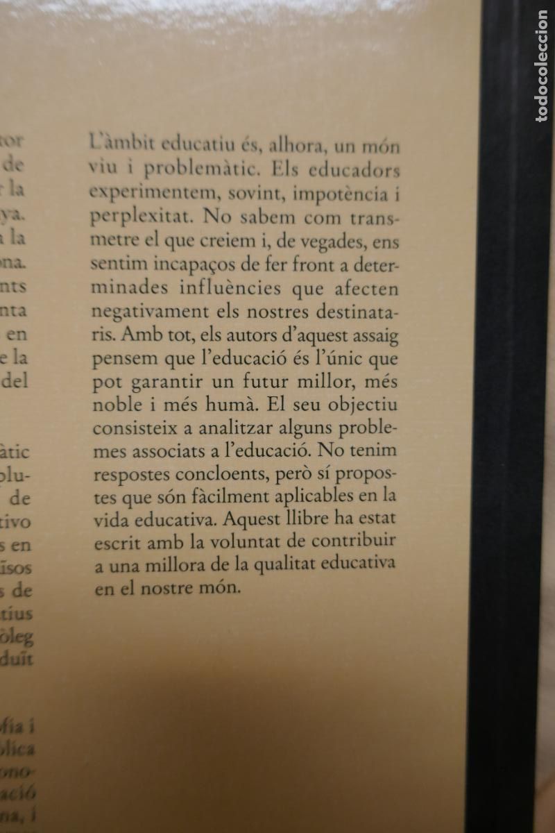Libros de segunda mano: Educar en un mon vulnerable - FRANCESC TORRALBA - Foto 13